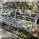 L12. Four-piece outdoor sofa.